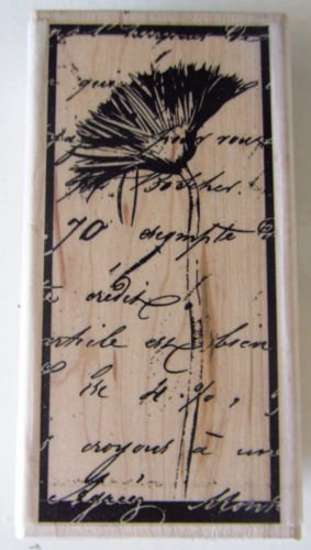 STAMPINGTON & CO Pressed Profile Flower Collage Wood Mounted Stamp