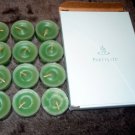 PARTYLITE Tealight SPRUCE IN THE SNOW Box of 12 NIB VO4552 FREE SHIPPING