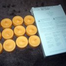 PARTYLITE Tealight MANGO TANGERINE Box of 12 NIB VO4154  FREE SHIPPING