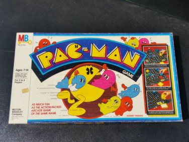 Pac-Man PacMan arcade board game 1982 Milton Bradley #4216 missing 1 marble