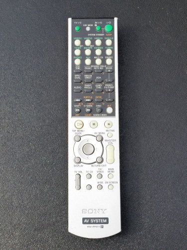 remote control replacement Sony AV System RM-PP411 preowned buttons tested workS