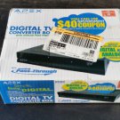 Apex DT502 Digital TV tuner converter box w analog pass through over the air NIP