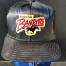 rare USFL Tampa Bay Bandits black supersatin 100% rayon large ball cap snapback