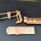 Nerf replacement part barrel extension shoulder butt stock 18 max ammo clip GOLD