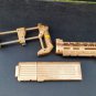 Nerf replacement part barrel extension shoulder butt stock 18 max ammo clip GOLD