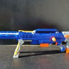 Nerf N Strike Longshot CS-6 blue & retaliator ext w 2 clips C-086B Hasbro 2006