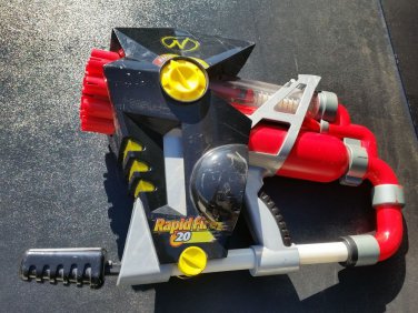 Rapid Fire 20 N dart pump blaster gun 2001 Larami C-129D working gun