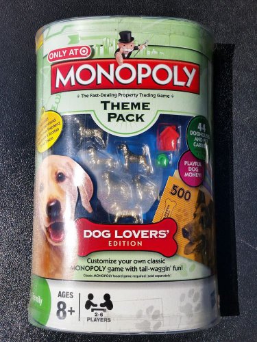 Monopoly theme pack Dog Lover's edition 2009 Hasbro C-267A accessory pack only