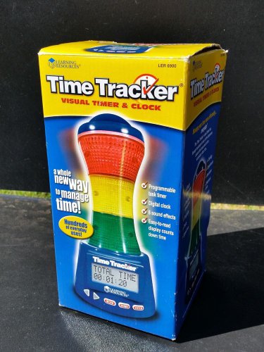 Learning Resources Time Tracker LSP 6900 visual timer & clock hundreds of uses