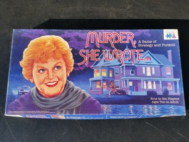 Murder, She Wrote strategy & pursuit board game 1985 Warren Company 3130-125