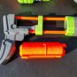 Nerf Vortex Praxis gun blaster with shoulder stock & 10 disc holder C-2822A 2010