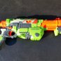 Nerf Vortex Praxis gun blaster with shoulder stock & 10 disc holder C-2822A 2010