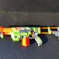 Nerf Vortex Praxis gun blaster with shoulder stock & 10 disc holder C-2822A 2010
