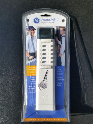 General Electric GE AccessPoint Digital Key safe # 001872 white body all metal