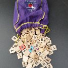 lot R 195 various Scrabble wood letter tile repurpose craft part pieces preowned