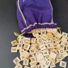 lot N 203 various Scrabble wood letter tile repurpose craft part pieces preowned