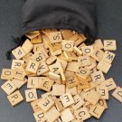 lot M 203 various Scrabble wood letter tile repurpose craft part pieces preowned