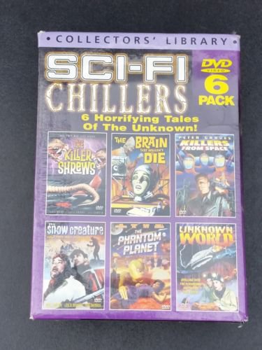 Sci-Fi Chillers 6 DVD Set DVD, 2003 6-Disc Set) Killers From Space Killer Shrews
