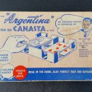 vtg #30 Ralph Michaels Argentina Canasta or Gin tray plastic marble card holder