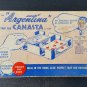 vtg #30 Ralph Michaels Argentina Canasta or Gin tray plastic marble card holder