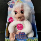 Talking Tallulah plush white monkey from Barbie The Island Princess L5505 Mattel