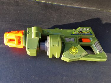 Buzz Bee Air Bursters Ultimate Rapid Blast motorized semi automatic gun working