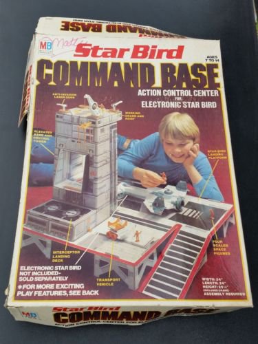 Star Bird Action Control Command Base 1978 Milton Bradley #4853 incomplete