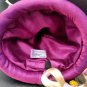 Disney Tangled Princess Rapunzel hat with braid medieval hat satin ribbons useD