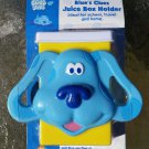rare Blue's Clues Juice Box Holder 2002 Viacom school travel home sealeD