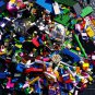 Lot E  6 pounds genuine LEGO various mix blocks pieces parts mixture w 4 figures