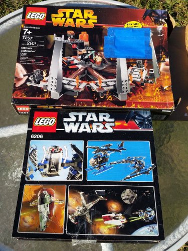 LEGO Star Wars Episode III Ultimate Lightsaber Duel 7257 & 6206 Tie Interceptor