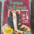 Bernat Frosty Long & Tall stocking kit 5" x 26" homespun tole 'N accents 95-1771