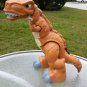 Fisher Price 2011 Imaginext tan brown T Rex dinosaur motion sound mouth moves