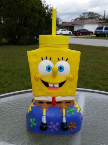 Spongebob Squarepants Universal Studios Parks 32oz Water Bottle