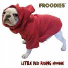 French Bulldog Boston Terrier Froodies Hoodies Red Fleece Sweatshirt Coat Jacket