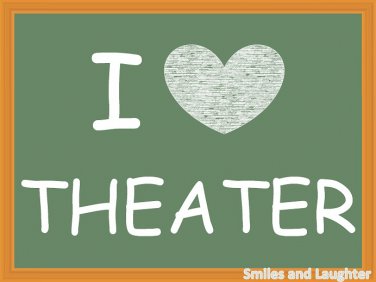 I Love Theater, Printable Poster