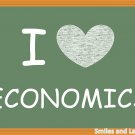 I Love Economics, Printable Poster