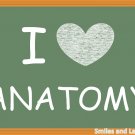 I Love Anatomy, Printable Poster