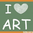I Love Art, Printable Poster