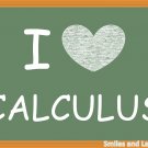 I Love Calculus, Printable Poster