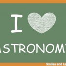 I Love Astronomy, Printable Poster