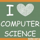 I Love Computer Science, Printable Poster