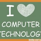 I Love Computer Technology, Printable Poster