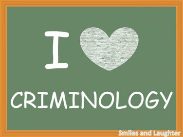 I Love Criminology, Printable Poster