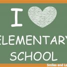 I Love Elementary School, Printable Poster