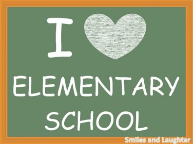 I Love Elementary School, Printable Poster