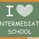 I Love Intermediate School, Printable Poster