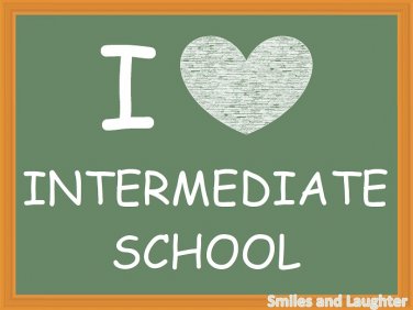 I Love Intermediate School, Printable Poster