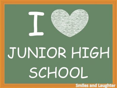 I Love Junior High School, Printable Poster