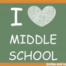 I Love Middle School, Printable Poster